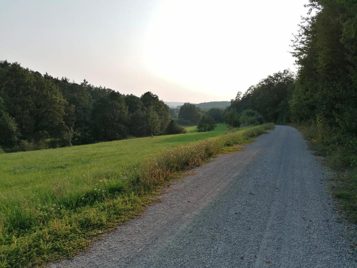 Fewo Haus Hutzelbuck in idyllisch-grüner Lage nähe AN Ansbach Exterior foto